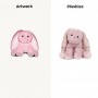 copy of Craft Your Fluffy Friend: Bunny Keychain Plush, Create Your Own Stuffed Keychain & Stuffed Bunny Keychain