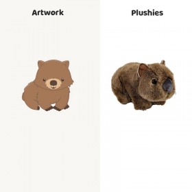 Custom Wombat Plush Toy Cute Stuffed Animal for Kids and Gifts Custom Wombat Plush Toy