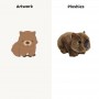 Custom Wombat Plush Toy