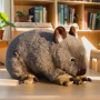 Individuell gestaltbares Wombat-Plüschtier, niedliches Stofftier für Kinder und als Geschenk
