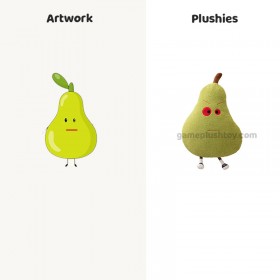 Duck Pear Plush Toy Cute Stuffed Animal Duck Pear Plushie for Kids & Gifts Duck Pear Plush Toy Cute Stuffed Animal
