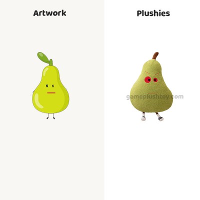 Plüsch-Ente in Birnenform – Niedliches Stofftier, Ente in Birnenform, Plüschtier für Kinder & Geschenke