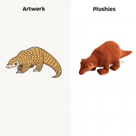 Pangolin Plush Toy Cute Soft Plush Gifts for Kids Custom Animal Stuffed Toy Pangolin Plush Toy Cute Soft Plush Gifts for Kids