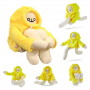 Muñeco de peluche Banana Man con imán, divertido hombre descomprimido