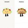 Custom Plush Simulation Cartoon Mexico Taco
