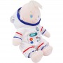 Muñeco de peluche suave para cumpleaños con adorable traje espacial para niños