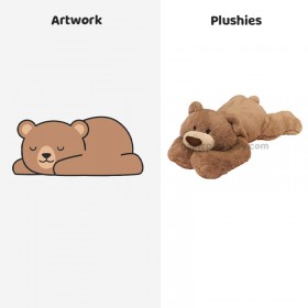 Osito de peluche personalizado con peso y aroma a lavanda, calentable.