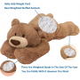 Custom Weighted Teddy Bear Plush Lavender Scented Heatable Bear Toy for Stress Relief & Anxiety