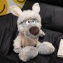 Peluche Loup Personnalisée Loup Habillé Mouton Figurines en Peluche Douces Dessin Animé