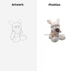 Custom Wolf Plush Toy Wolf in Sheep Clothing Plush Figures Soft Cartoon Wolf Plush Toy Custom Wolf Plush Toy Wolf in Sheep Clothing