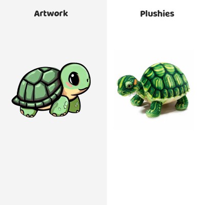 Peluche de tortuga personalizado, animal marino, para niños y decoración.