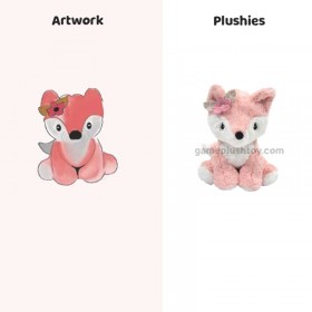 Waldfuchs-Plüschtier, weiches Kuscheltier für Kinder und als Geschenk