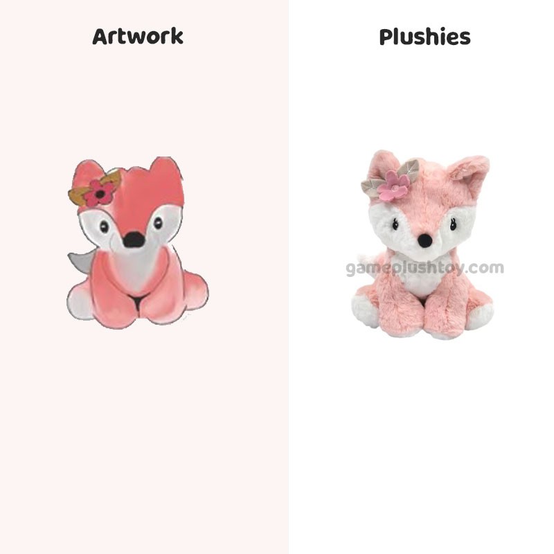 Peluche de zorro del bosque, suave y esponjoso, ideal para niños y regalos.