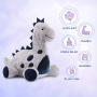 Peluche de dinosaurio personalizado de 30 cm, suave y abrazable