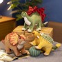 Dinosaurier-Plüschtiere Tyrannosaurus & Triceratops für Kinder