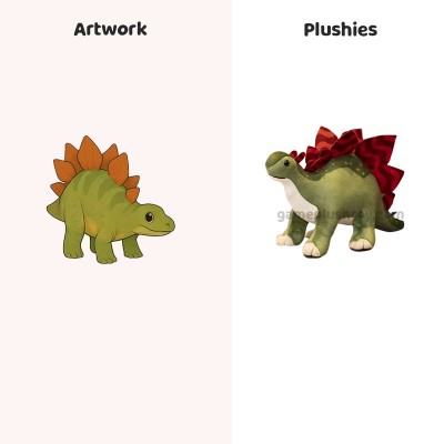 Dinosaurier-Plüschtiere Tyrannosaurus & Triceratops für Kinder