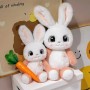 how to buy Rabbit Plush Toy Custom Logo Pink Big Eyes