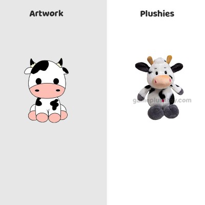 Peluche vache laitière personnalisée, décoration de ferme, cochon, vache, jouets