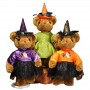 Conejo de peluche de juguete, muñeco de peluche súper suave, regalo para niños, tema de Halloween