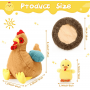 how to get Chicken Plush Toys with Baby Chicks Cute Egg Laying