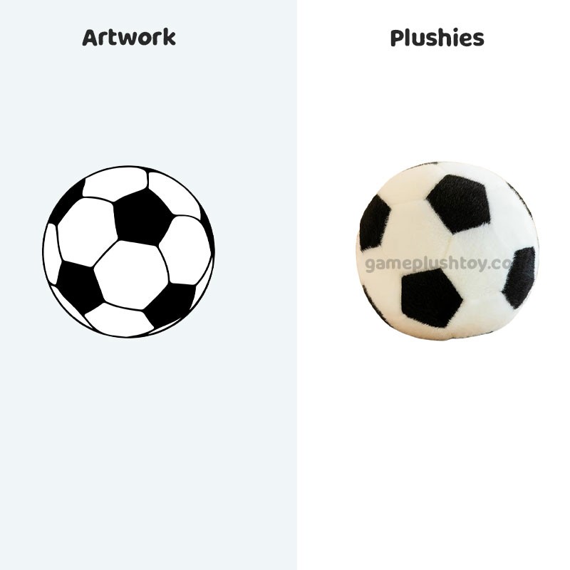 Ballon de football en peluche, doux et moelleux, pour les activités scolaires des enfants.