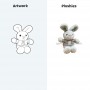 Custom Rabbit Plush Soft Bunny