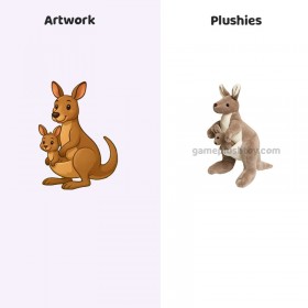 Kangaroo Plush Toy Mother and Baby Toy Soft Brown Kangaroo Stuffed Animal Kangaroo Plush Toy Mother and Baby