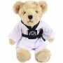 Ours en peluche karatéka, jouet en peluche d'arts martiaux pour enfants