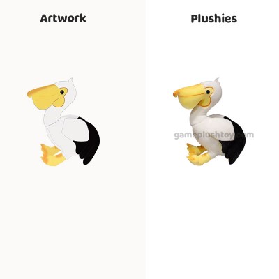 Peluche de simulación de aves, colección de animales de peluche personalizados