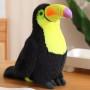 Peluche macareuse douce, oiseau réaliste, jouet pour enfants et collectionneurs