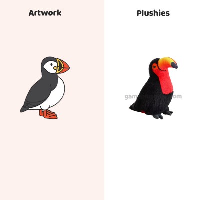 Soft Puffin Stuffed Animal Realistic Bird Toy For Kids & Collectors