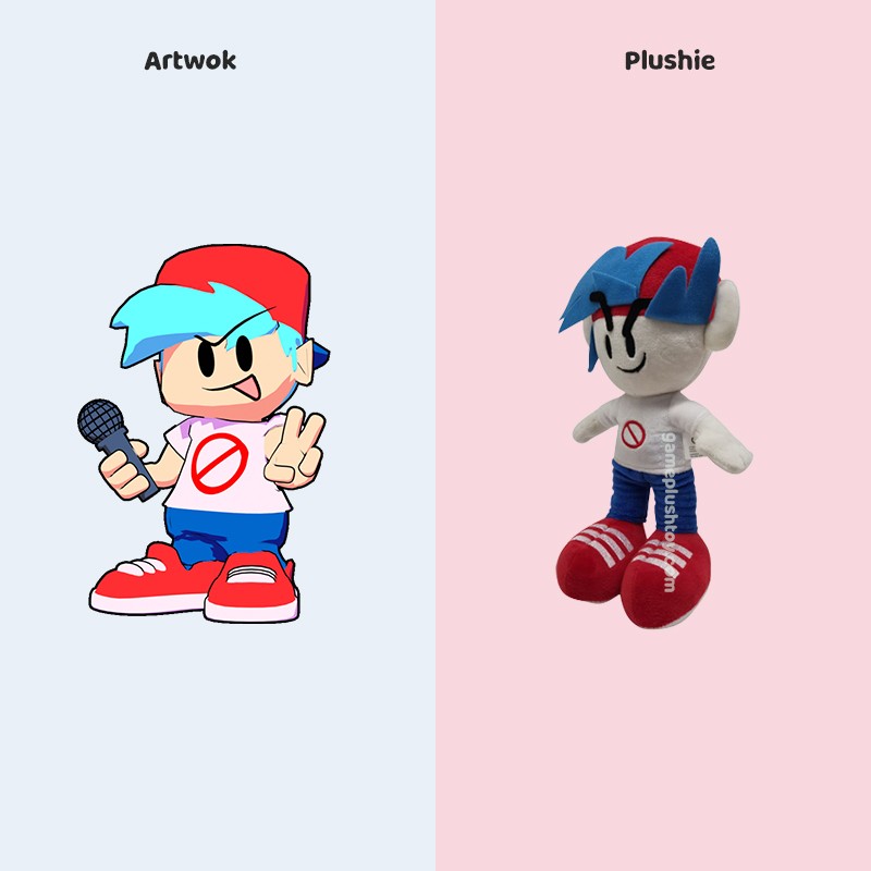 custom handmade cute friday night funkin tricky plush toy for anime fan