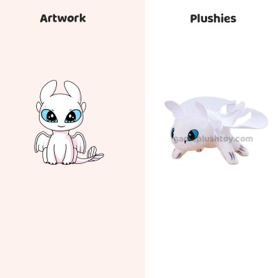 Peluche Dragon sans dents, jouet en peluche personnalisé anime