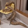 Peluche Python, Serpent en peluche réaliste, Idéal pour la décoration et les cadeaux