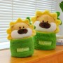 Peluche Tournesol Créative Pot de Fleurs Doux Détachable Lion Hamster