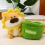 Peluche Tournesol Créative Pot de Fleurs Doux Détachable Lion Hamster