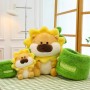 Peluche Tournesol Créative Pot de Fleurs Doux Détachable Lion Hamster