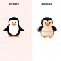 Pinguin-Plüschtier, Mutter und Baby, Stofftiere, individuell gestaltbare Plüschtiere, Hersteller