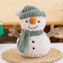 Bonhomme de neige en peluche de 25 cm, jouet câlin idéal pour les cadeaux de Noël