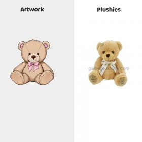 Oso de peluche personalizado, muñeco de peluche suave, regalo de cumpleaños para niños.