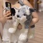 Personalized Stuffed Animal Dog Schnauzer Super Soft Custom Plush Toy for Baby Gifts