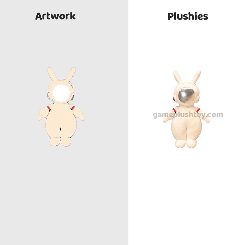 Astronaut Rabbit Toy Soft Space Bunny Stuffed Doll for Kids