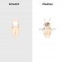 Astronaut Rabbit Toy Soft Space Bunny Stuffed Doll for Kids