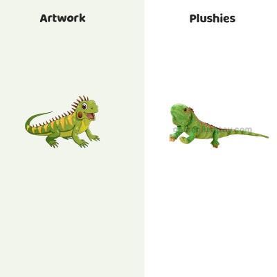 Peluche de lagarto realista, dragón barbudo realista, reptil realista