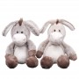 Lifelike Donkey Plush Custom Grey/Brown