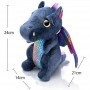 Anime-Dinosaurier-Plüschtier, 25 cm, niedlicher Drache, Stofftierpuppe für Kinder