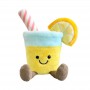 Peluche personnalisée en gros, 15 cm, en forme de gobelet de citron, mignonne et en peluche.