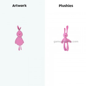 Muñeco de peluche de conejo de patas largas, suave y agradable para dormir, ideal para bebés y niños.