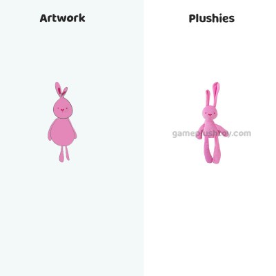 Muñeco de peluche de conejo de patas largas, suave y agradable para dormir, ideal para bebés y niños.