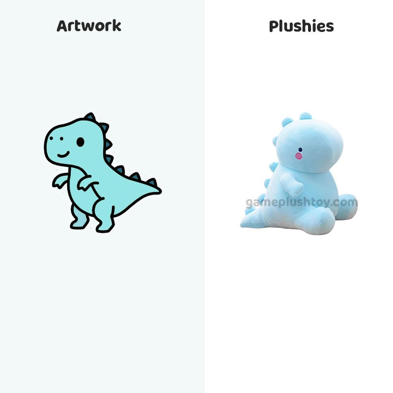 Peluche de dinosaurio personalizado, lindo peluche, suave, juguete para niños.